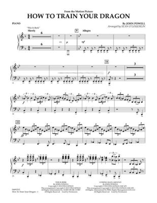 how to train your dragon piano sheet music what if dragons could play music?